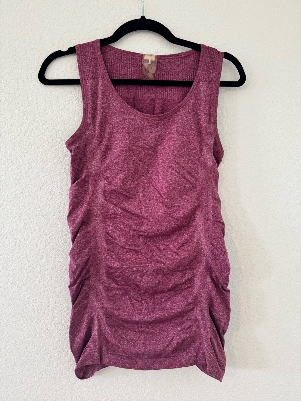 CALIA Core Seamless Tank Heathered Berry